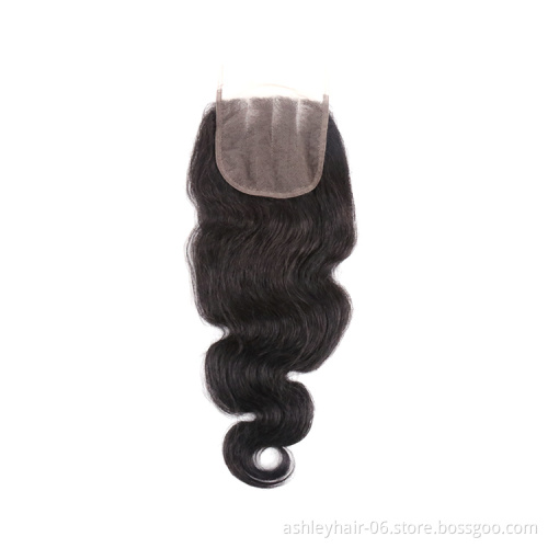 Premium Fiber Mixed 18 Inch 4x4 Lace Closure 20 Inch Braiding Hair Weave Body Wave